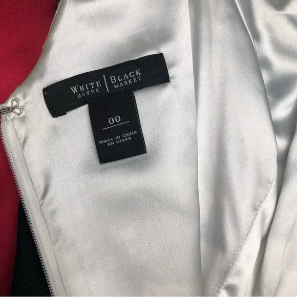 White House Black Market (WHBM) Floral Print Sleeveless Sheath Dress With A Belt - Picture 5 of 12